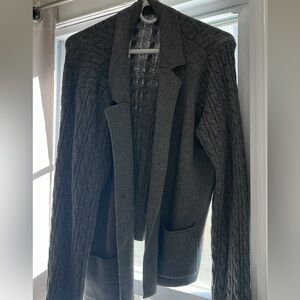 Cyrus Heather Gray Knit Sweater